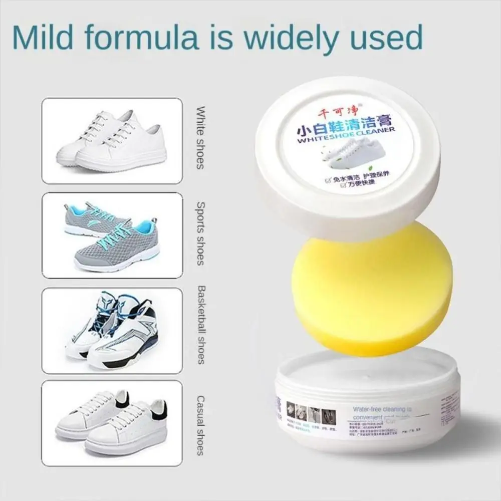 Sneaker Care Whitener - Creme de limpeza de sapatos brancos,