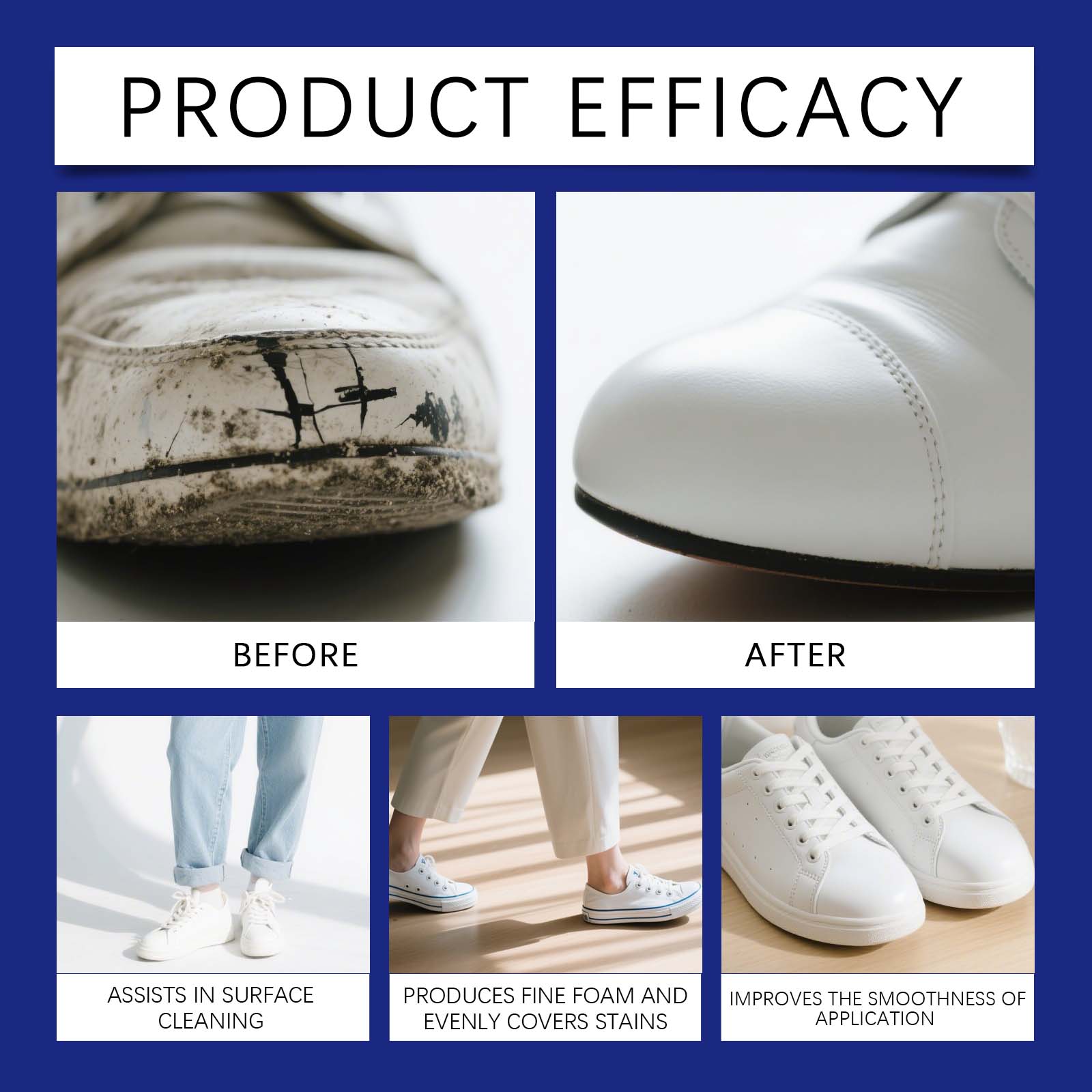 Espuma Limpadora de Tênis Bran - Sneaker Care Whitener avaliação e preço